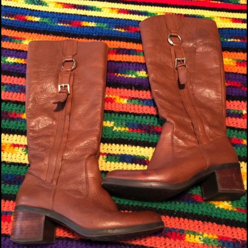 SOLD - RALPH LAUREN Tall Leather Boots - Picture 2 of 16